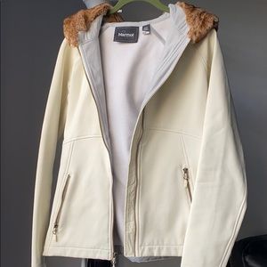 Marmot Soft Shell Jacket with Faux Fur lined hood